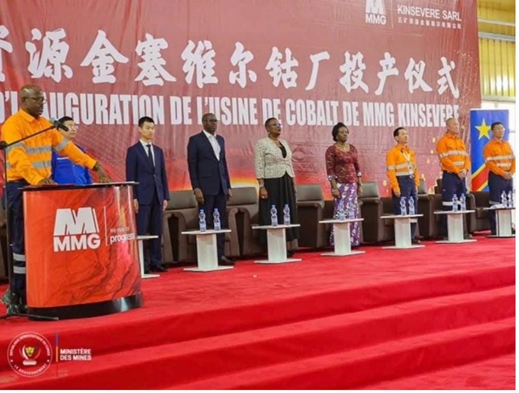 RD Congo : Inauguration d’une usine de cobalt par le chinois MMG.